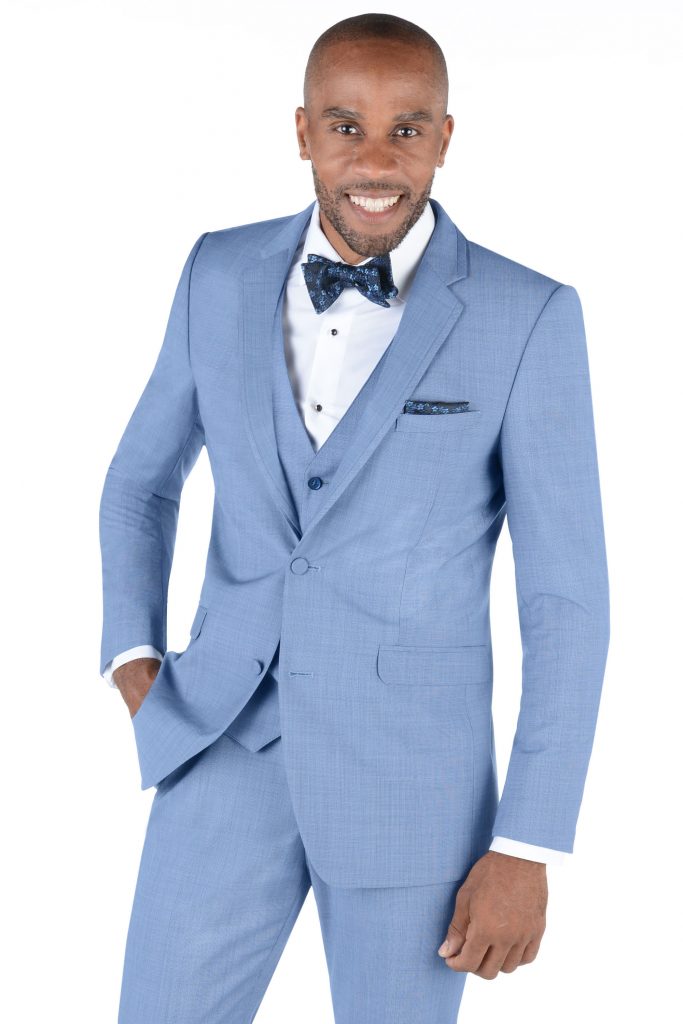 Cornflower Blue Brunswick by Allure Men | Savvi Formalwear