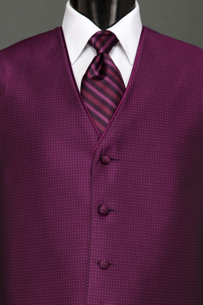Purple Tuxedo Vests - Tuxedo Vest Rental