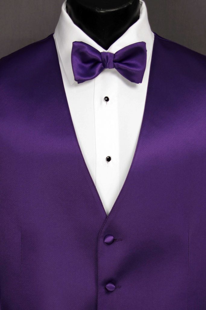 Purple Tuxedo Vests - Tuxedo Vest Rental