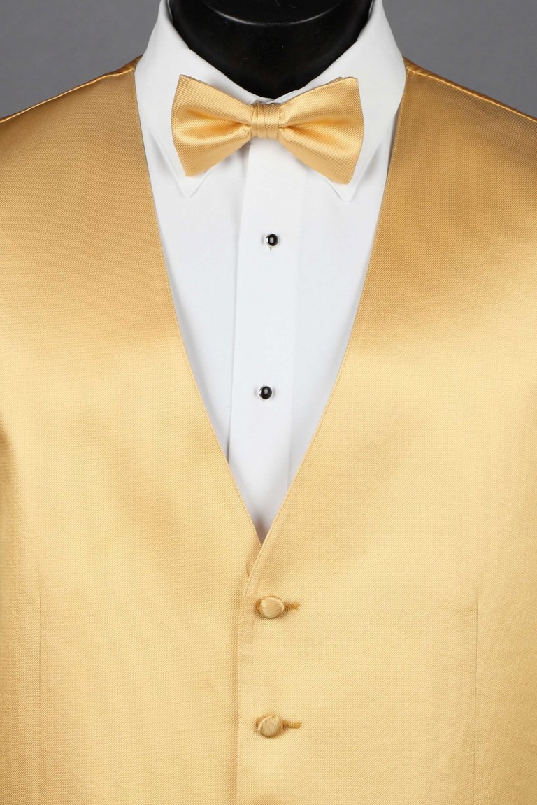 Yellow & Gold Tuxedo Vests Tuxedo Vest Rental
