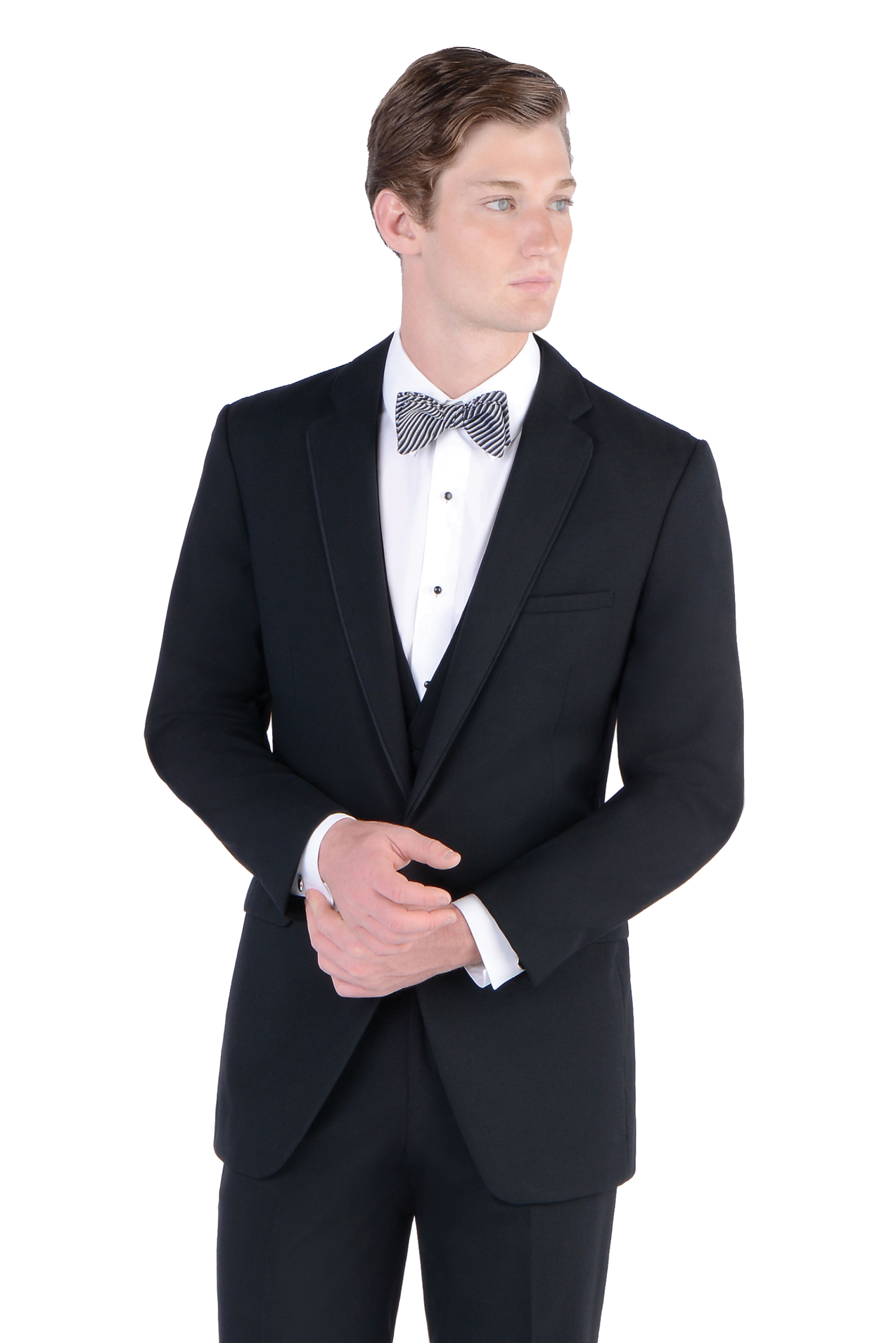 all black formal wear for men