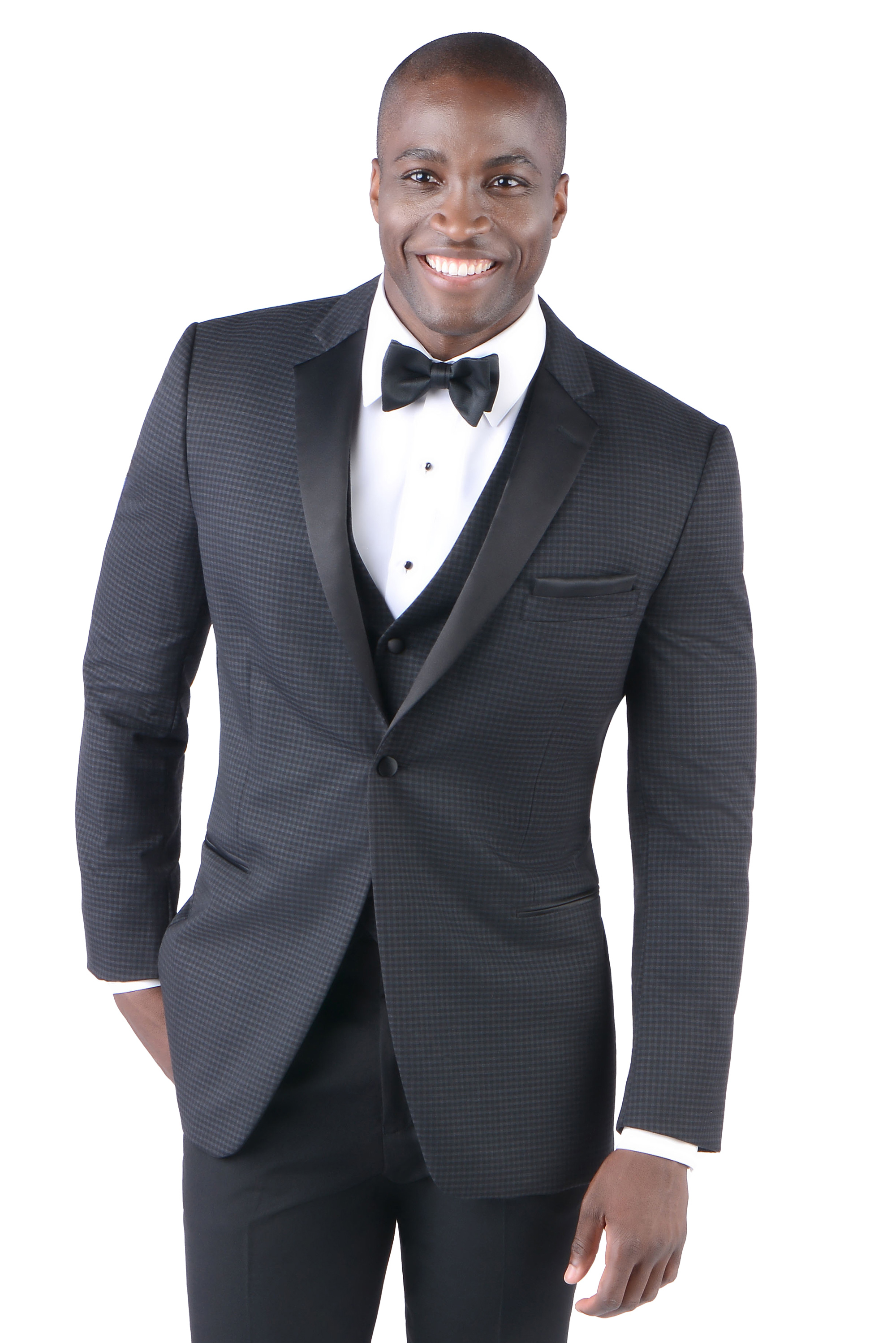 NEW White 'Waverly' Slim Fit Tuxedo Coat by Ike Behar